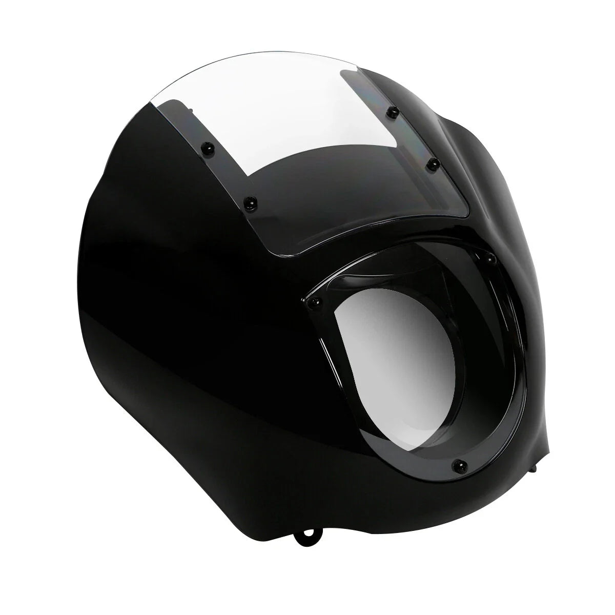 Black & Clear Quarter Fairing Windshield Kit for Harley Sportster Dyna