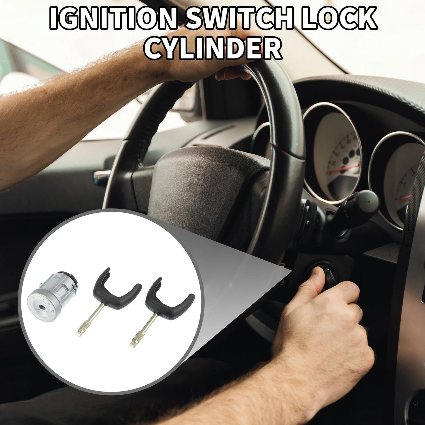 Ignition Lock Cylinder No.2S61A3697AA for Ford Transit Mk7 (2006–2014)