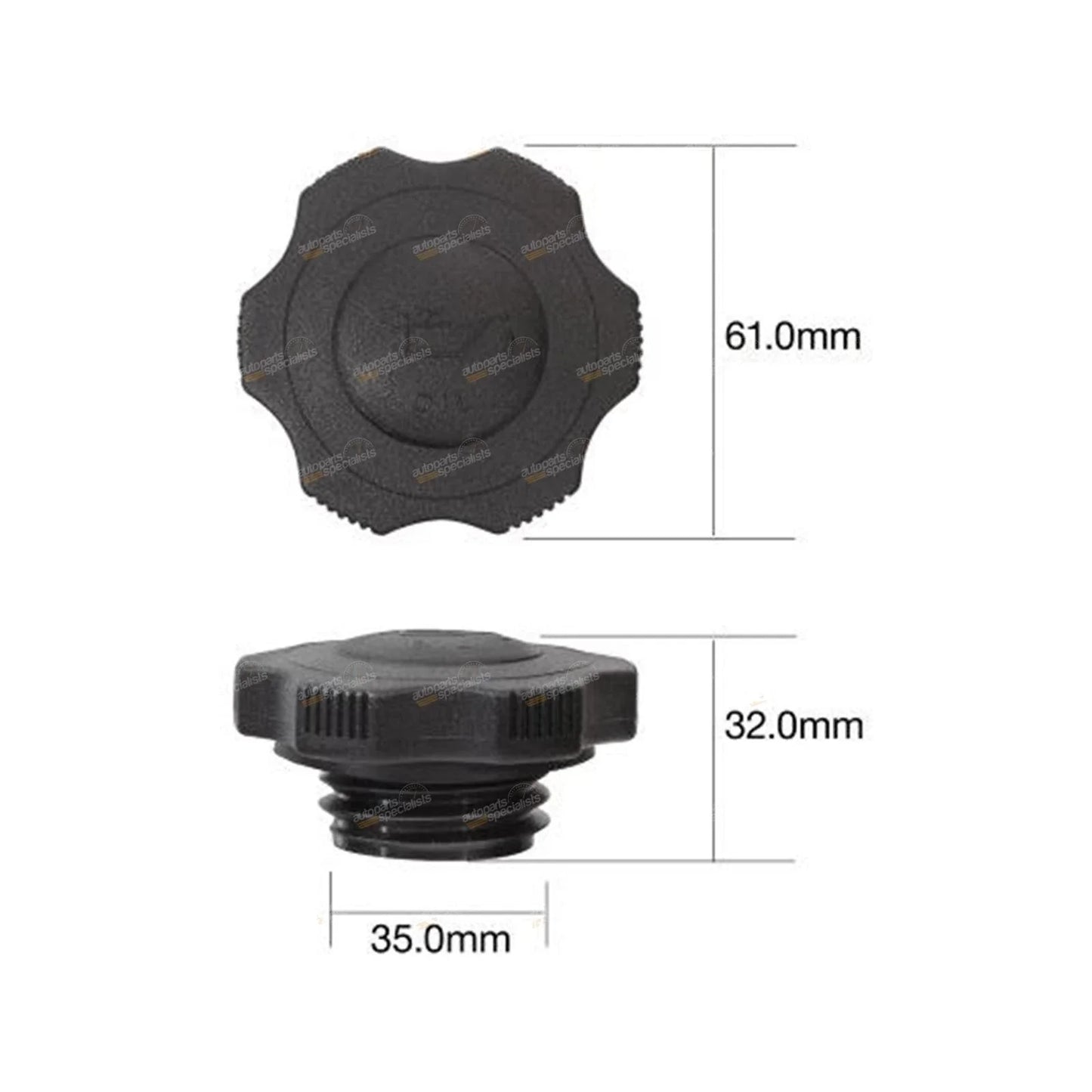 2.5L Engine Oil Filler Cap for Kia Optima (2001 - 2003)