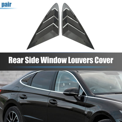 Pair of Rear Side Window Louver Shades Cover for Hyundai Sonata DN8 (2020–2022)