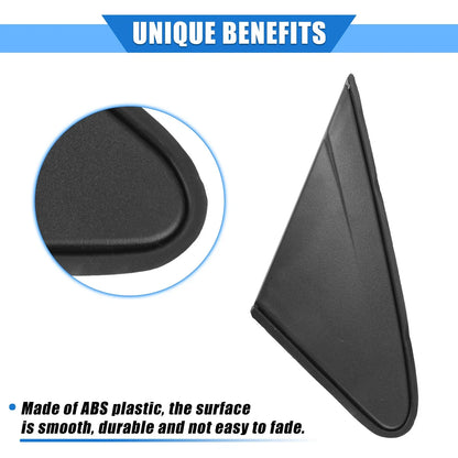 Left Right Side Rear View Mirror Corner Triangle Trim for Chevy Cruze (2011-2016)