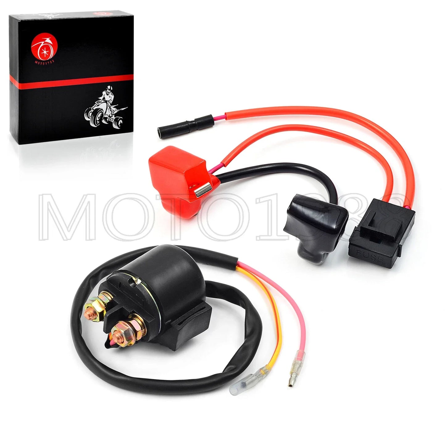 Starter Relay Solenoid & Battery Cable for Honda TRX400EX (1999–2007)
