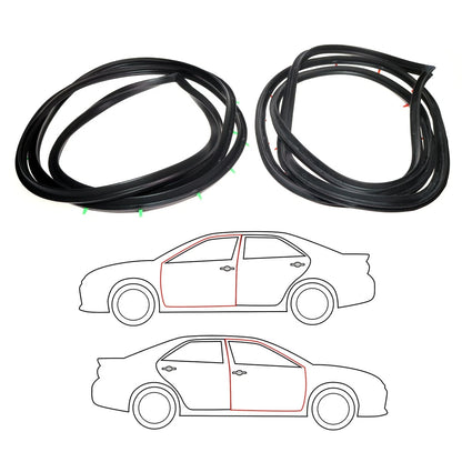 Front Door Weatherstrip Set for Toyota Corona Mark II (RX10–RX13)