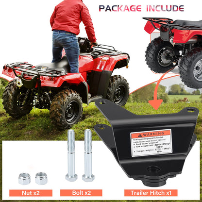 Trailer Hitch with Bolt for Honda Recon 250 TRX250 (1997–2024)