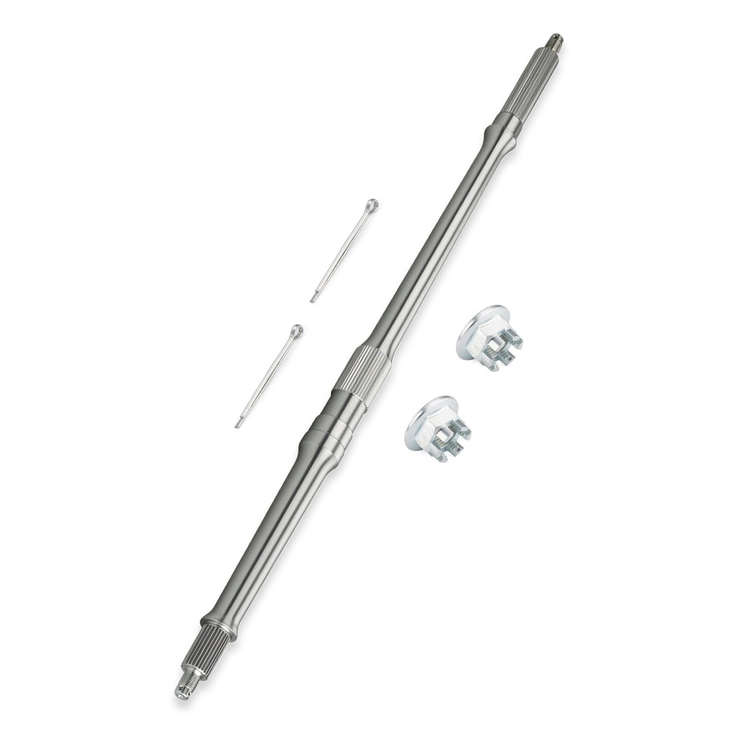 Rear Axle Shaft + Nuts for Yamaha Kodiak 450 (2003–2004)