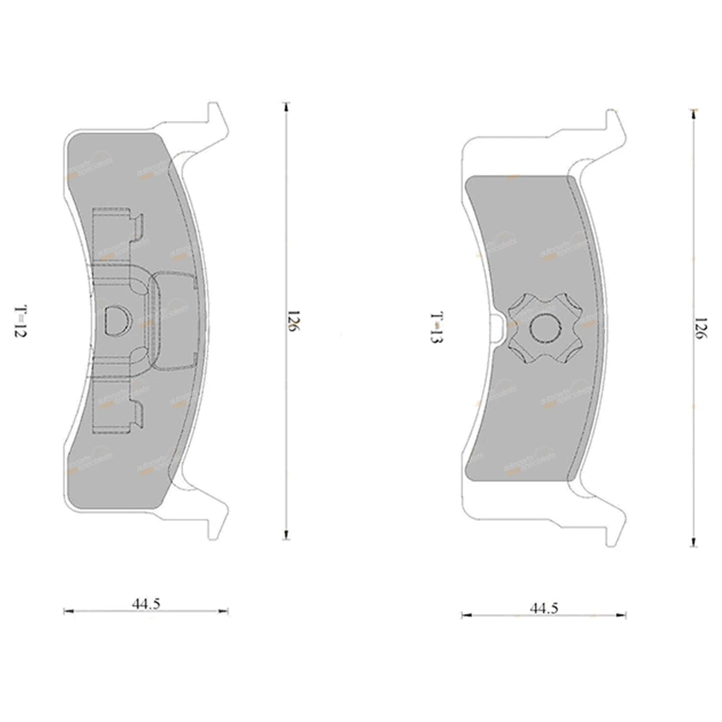 Rear Disc Brake Pads Set for Mitsubishi Magna TM TN TP (1985–1991)