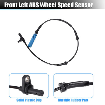 Front Left Right ABS Wheel Speed Sensor for BMW 525i Base 3.0L L6
