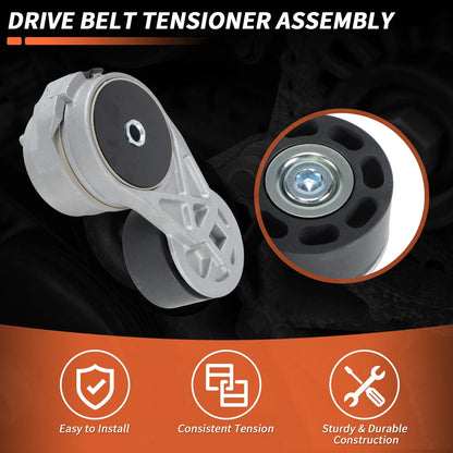 Drive Belt Tensioner Pulley for Ford F650 F750 Freightliner B2 M2 (No. 4929688)
