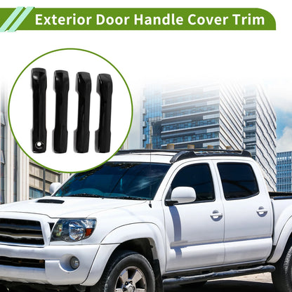 Set of 1 Exterior Door Handle Cover Trim for Toyota Tacoma (2024–2025) Gloss Black ABS