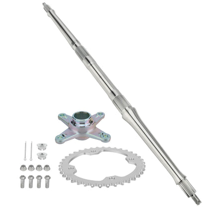 Rear Axle with Sprocket Hub Collar for Yamaha Raptor 350 (2004–2013)