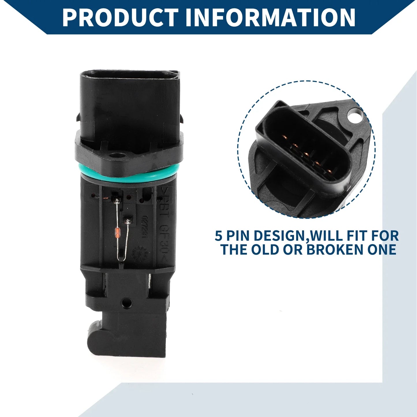 Mass Air Flow Sensor for BMW 1 Series / 3 Series E81-E88 (2004-2011)