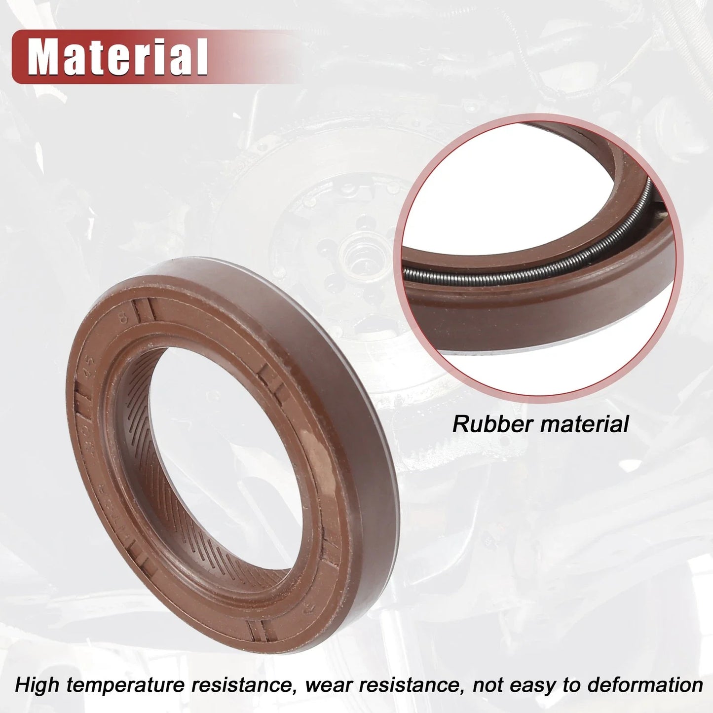 2 x Crankshaft Seal for Lexus IS 300 (2002-2005)