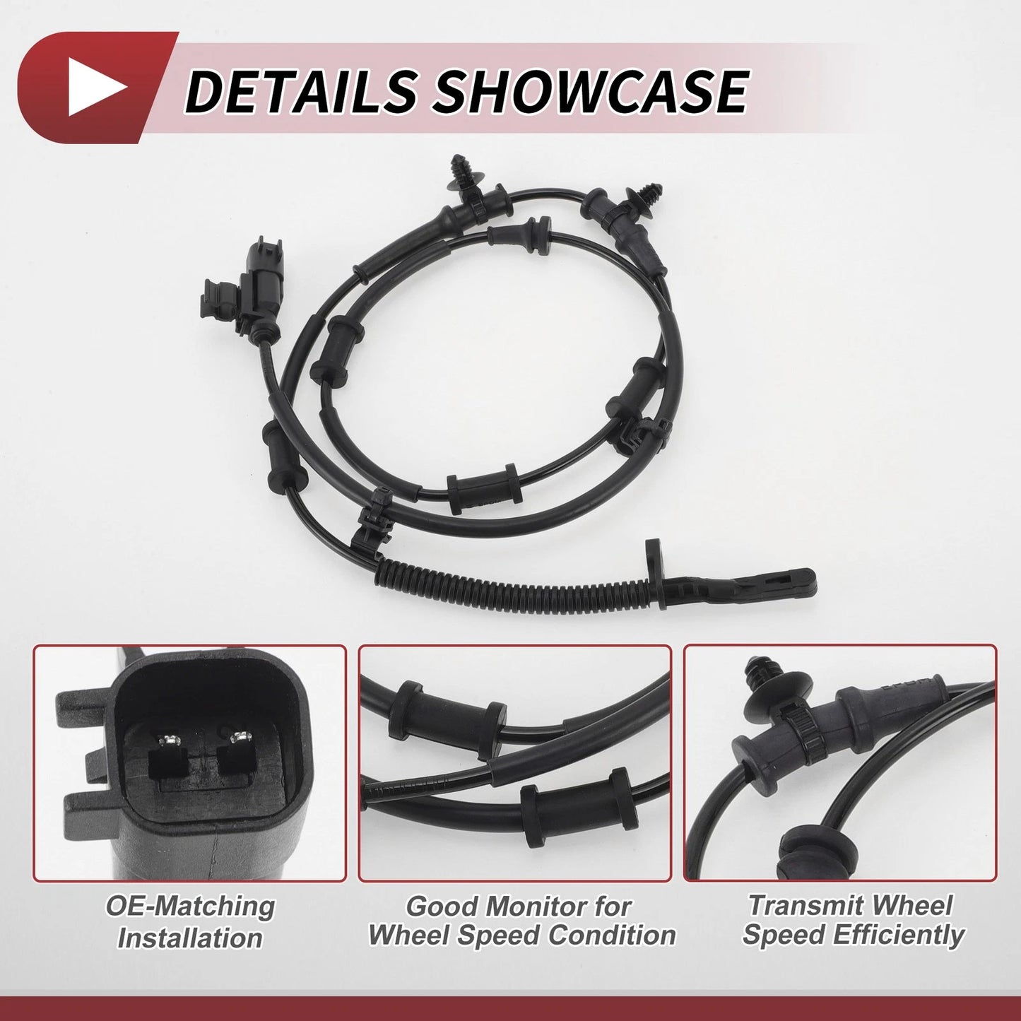 ABS Wheel Speed Sensor No. 68404545AA for Jeep Wrangler JL (2018–2023)