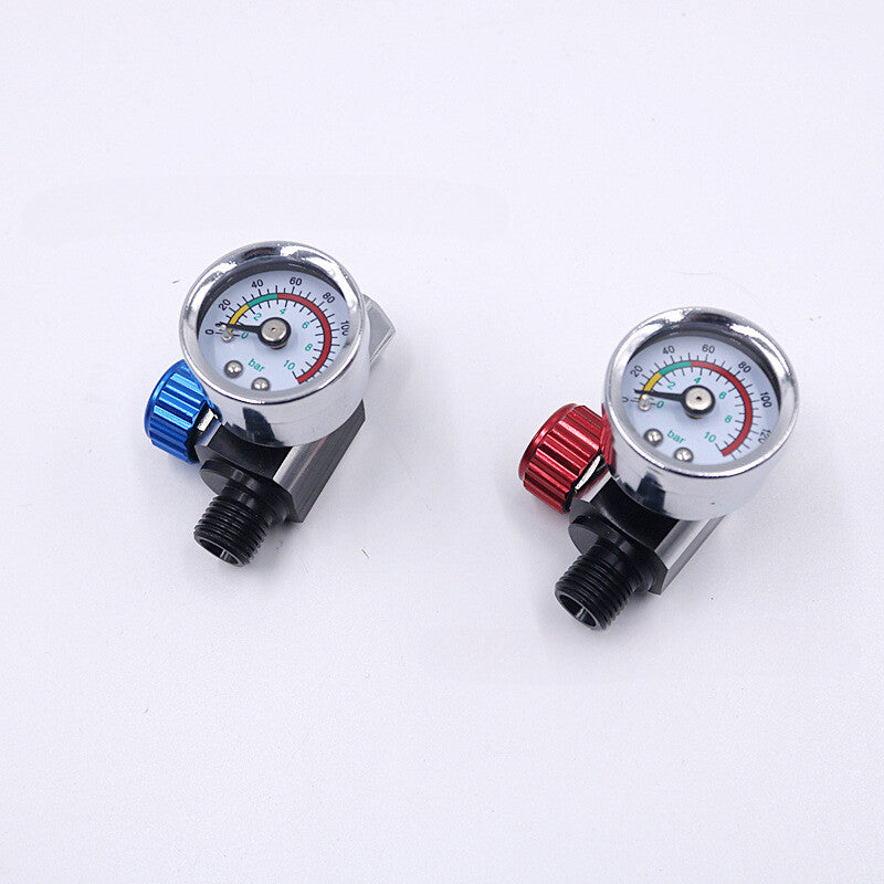 2 Pack Air Pressure Regulator Gauge for Universal Spray Guns
