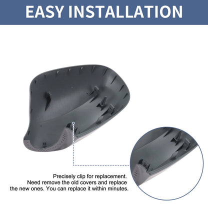 Right Passenger Side Mirror Cover Cap for BMW 3 Series E90 E91 (2006–2013)
