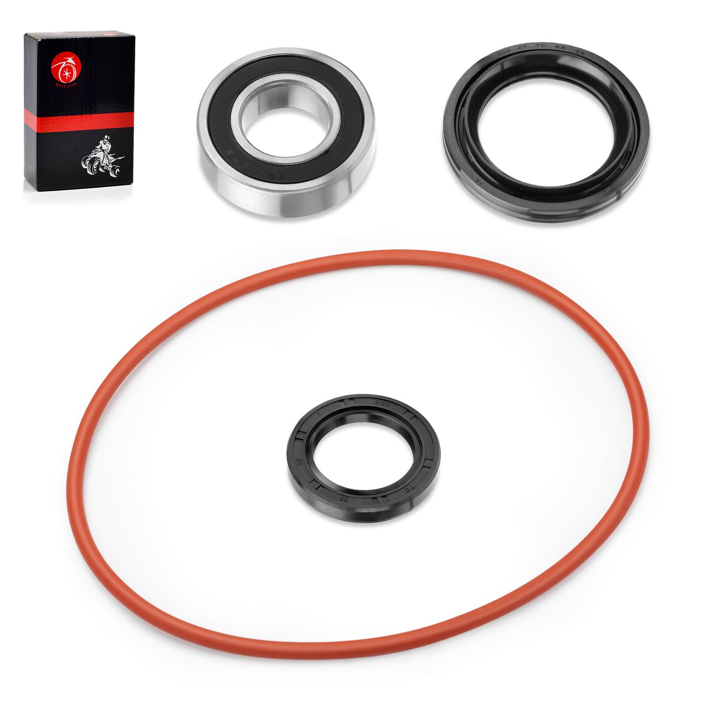 Rear Brake Panel Bearing & Seals Kit for Yamaha Big Bear 250 400 (1985–2006)