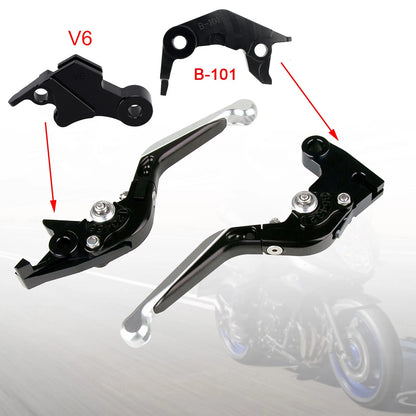 Adjustable Brake Clutch Levers for Yamaha XSR900 MT-09 (2024–2025) Silver