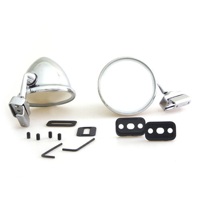 Chrome Door Flat Mirrors