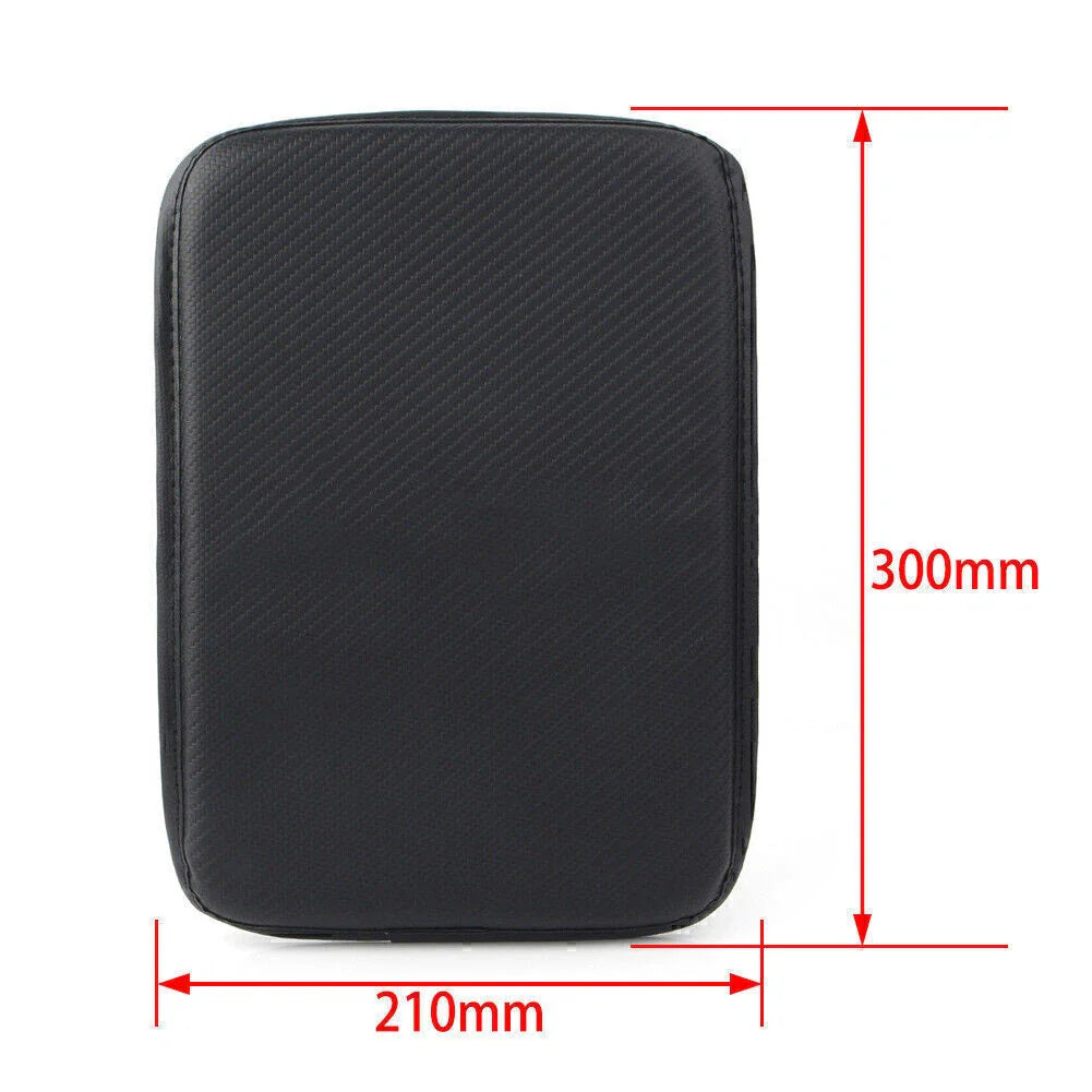 Carbon Center Console Armrest Cushion Comfort Mat Pad Cover
