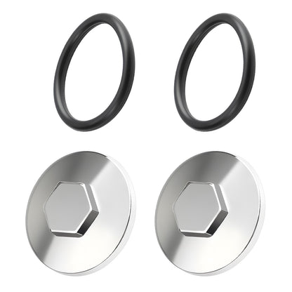 2X Engine Valve Tappet Cover Cap for Honda ATC70 C70 CB1000C CB1100F (1970–1985)