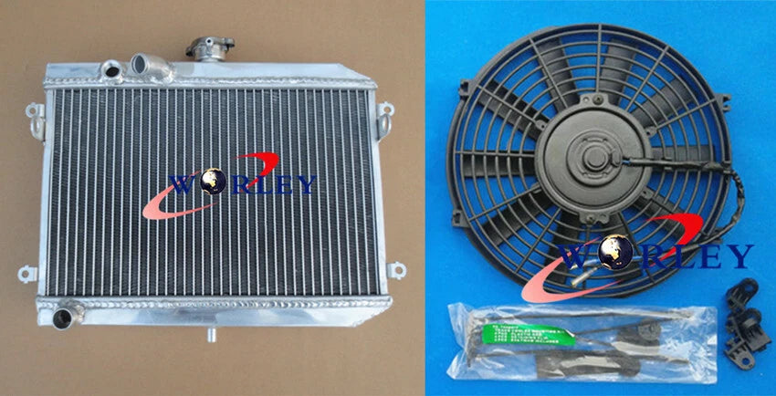 Aluminum Radiator with Fan for Suzuki Vinson 500 (2002–2007)