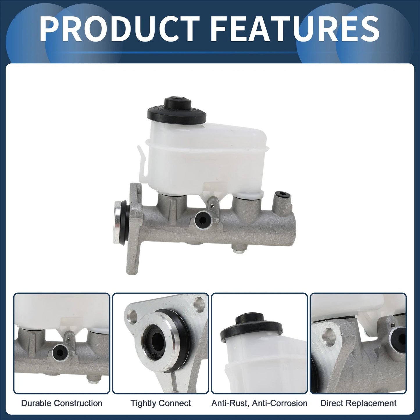 Brake Master Cylinder with Reservoir No. 4720112760 for Toyota Corolla (1993–1997)