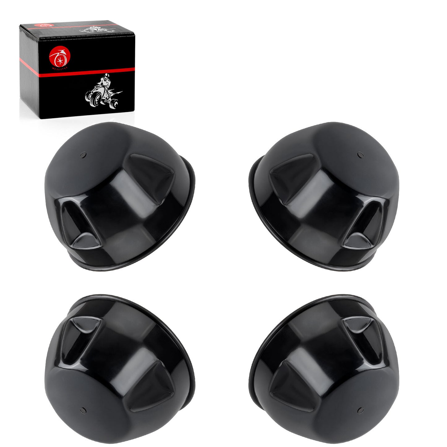 Set of 4 Wheel Center Caps for Yamaha Wolverine 350 (2001–2009)
