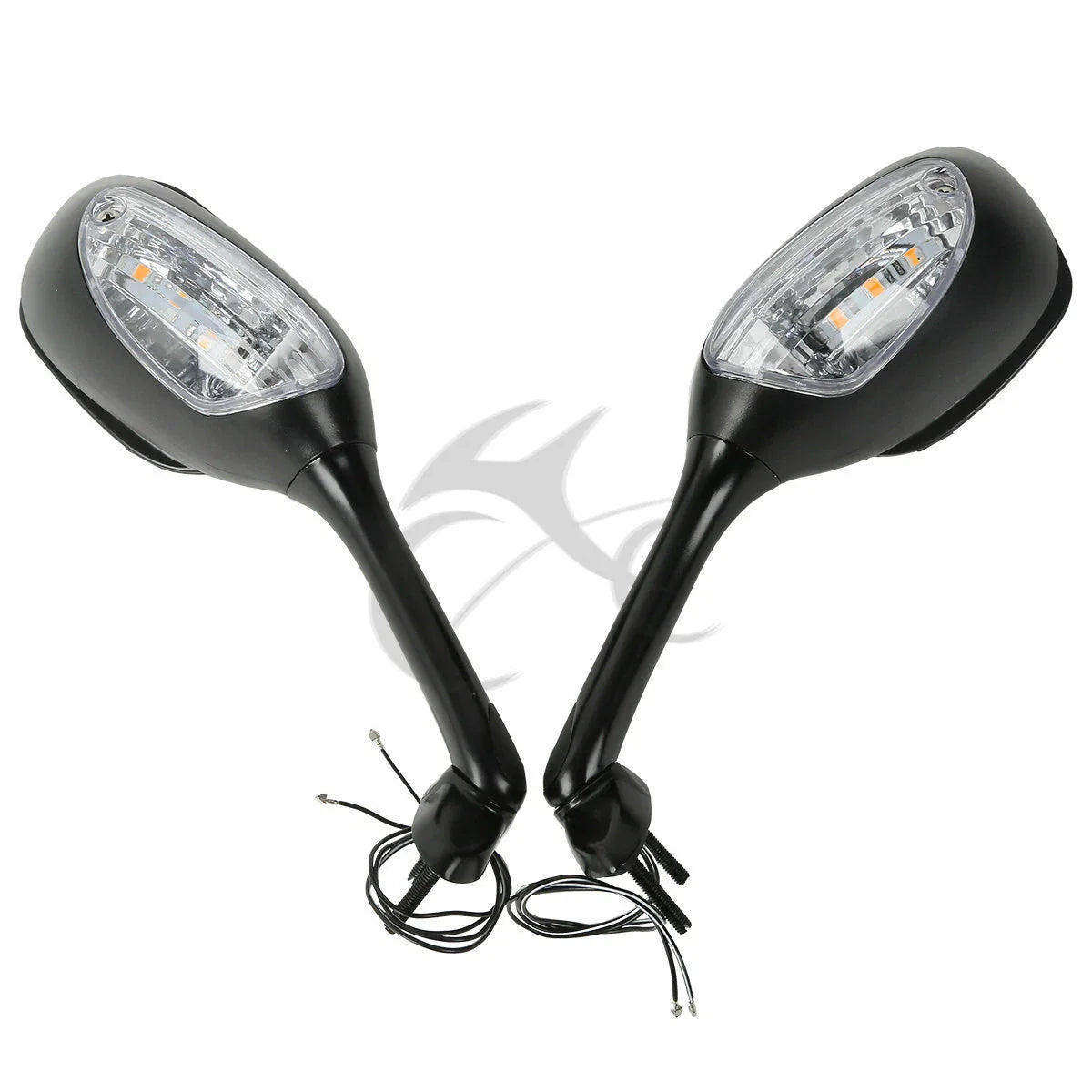 LED Turn Signal Side View Mirrors for Suzuki GSXR600 GSXR750 (2006-2025)