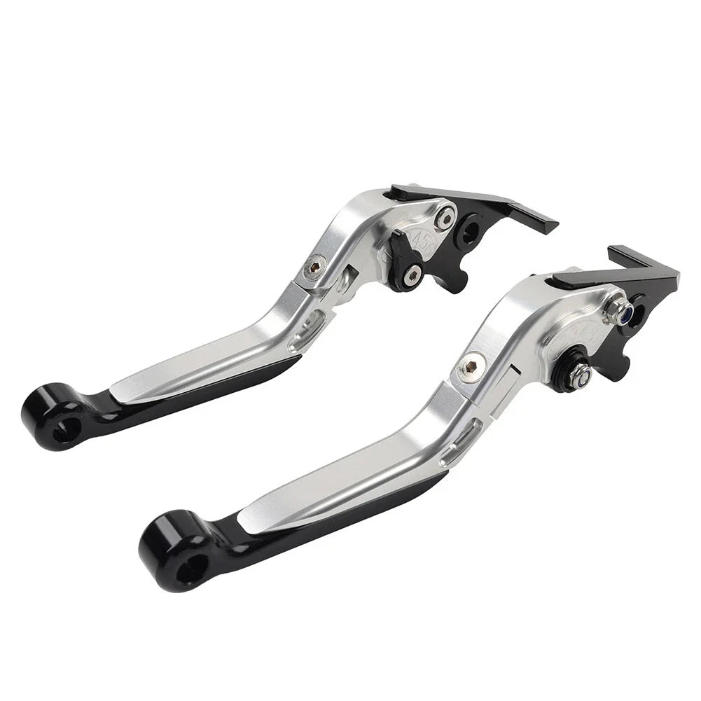 Silver Extendable Brake Clutch Levers for BMW F800GS/Adventure, F800R (08-18)