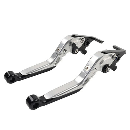 Silver Extendable Brake Clutch Levers for BMW F800GS/Adventure, F800R (08-18)