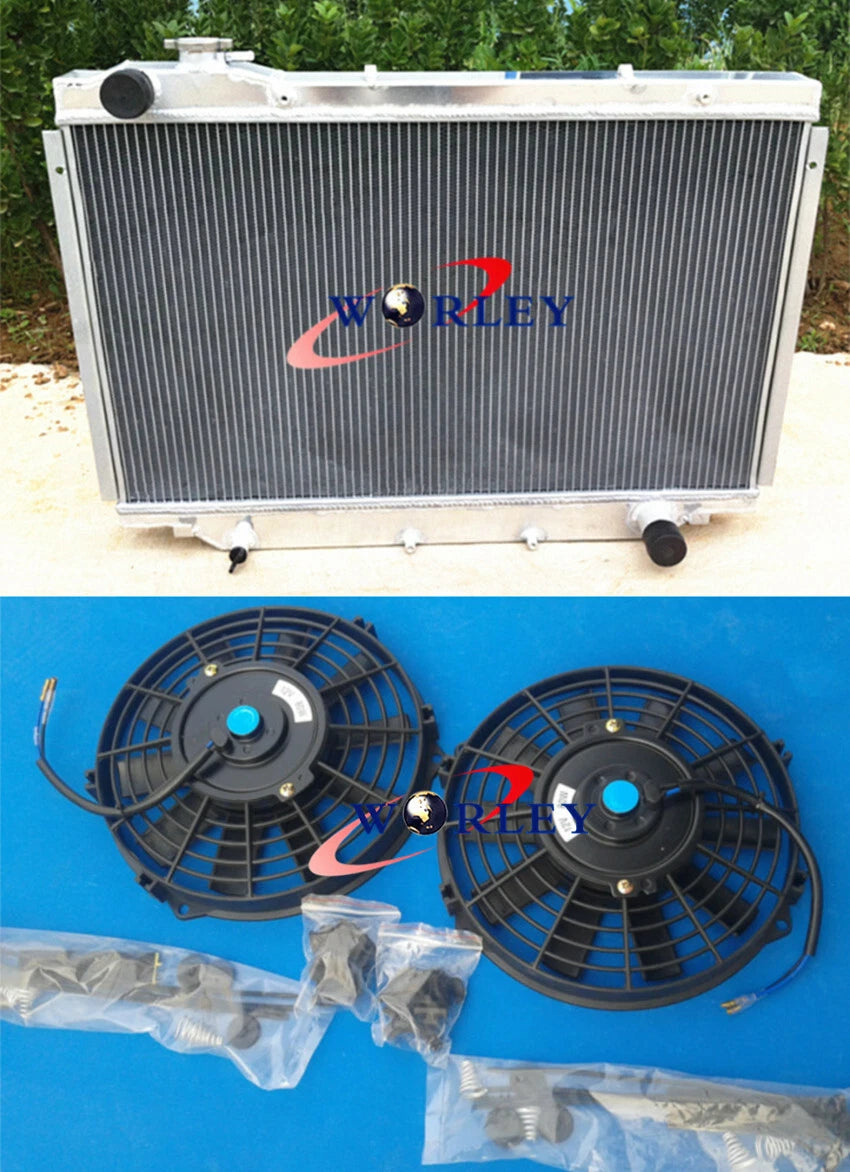 Aluminum Radiator with Fans for Toyota Land Cruiser 80 Series (1990–1997)