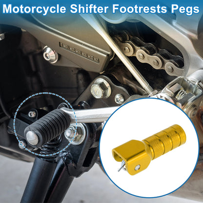 Cylinder Square Shifter Footrests Pegs for Suzuki RMZ