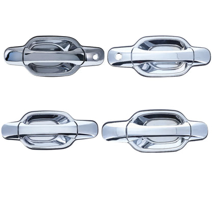 4pcs Chrome Outer Door Handle for Holden Rodeo RA/Colorado RC (2003–2012)
