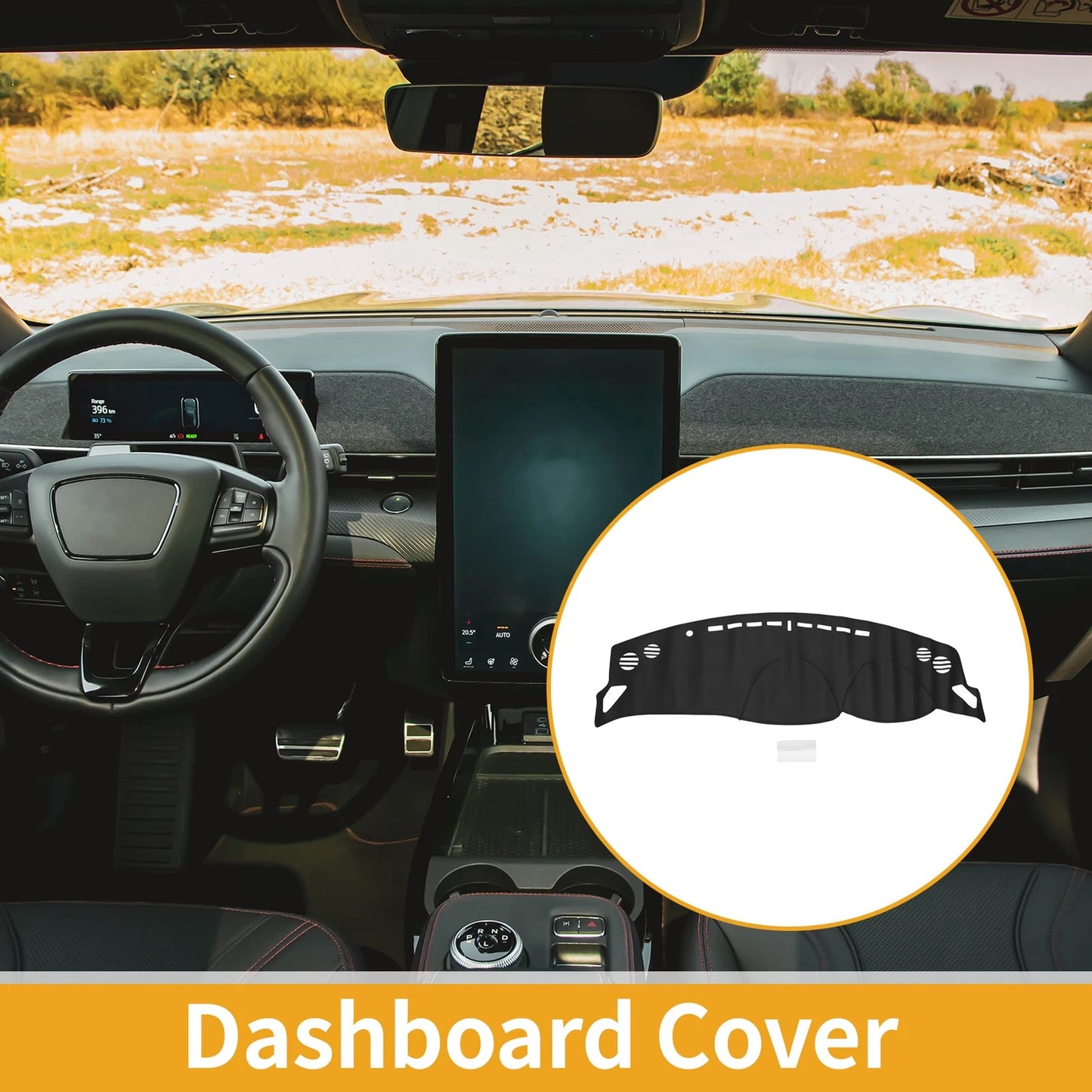 Dashboard Cover for Toyota 86 (2013–2016) Black Anti-Slip