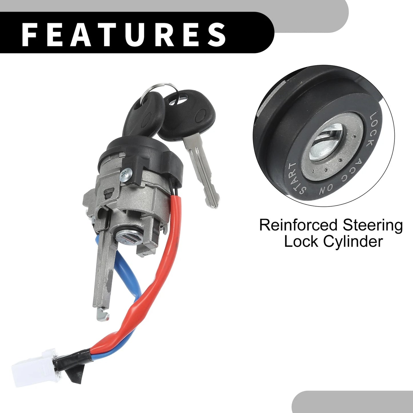 Ignition Lock Cylinder No.81970-3XA00 for Hyundai Elantra