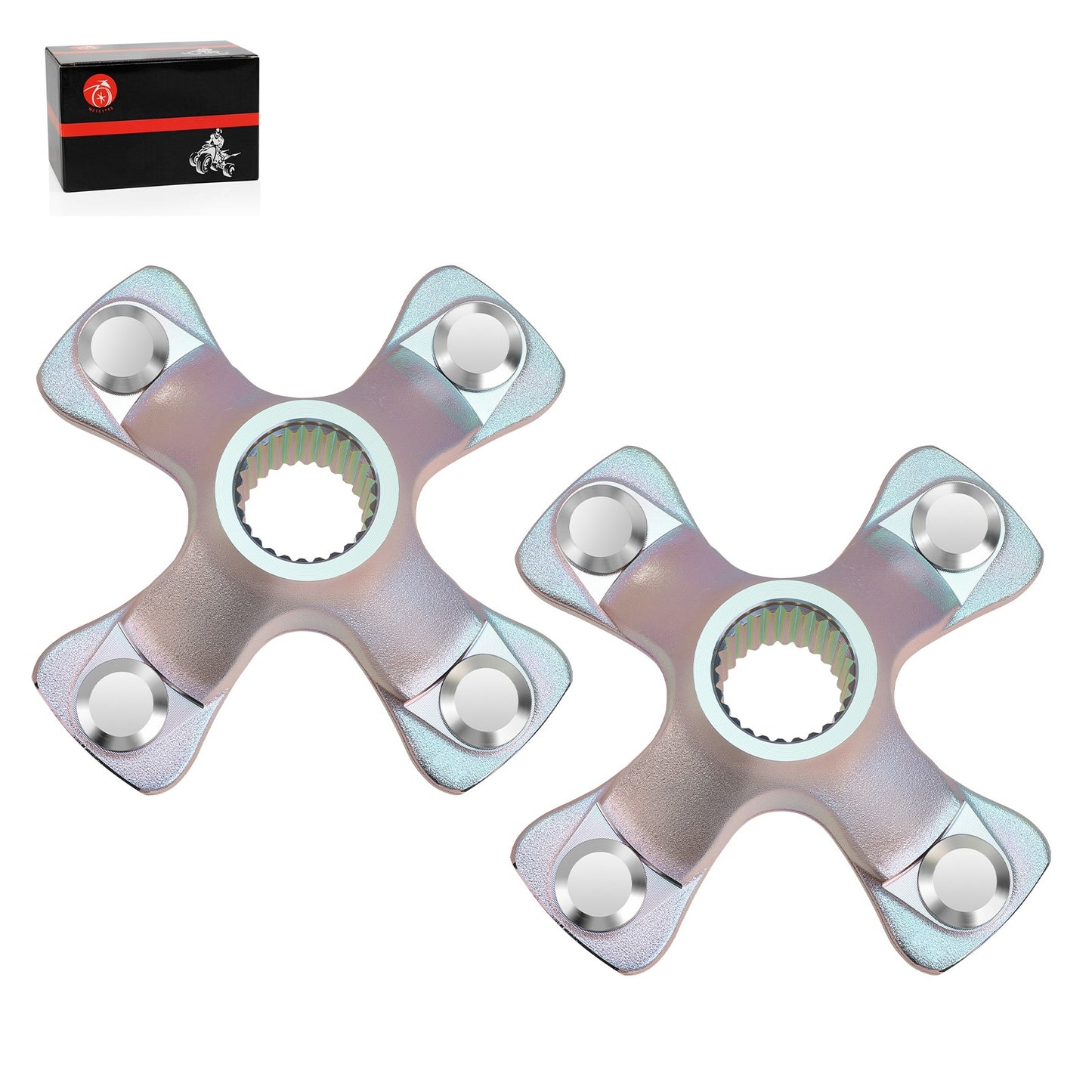 2 Rear Wheel Hubs for Suzuki QuadSport Z400 QuadRacer 450 (2006–2014)