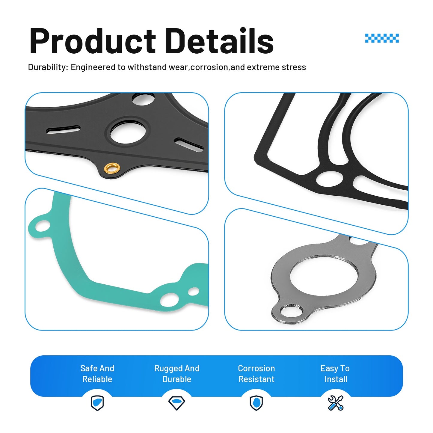 Gasket Kit for Polaris Sportsman 800 RZR 800 Ranger 800 (2002–2014)
