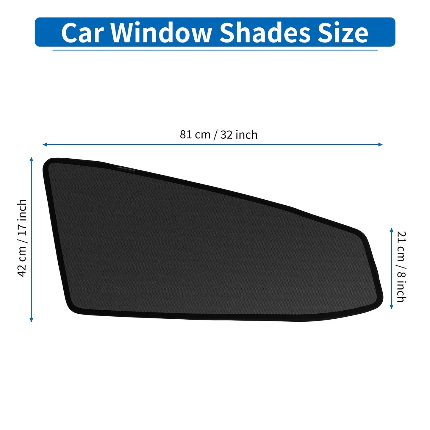 Car Window Cover for Toyota Prius Alpha (2011–2015) Net Black