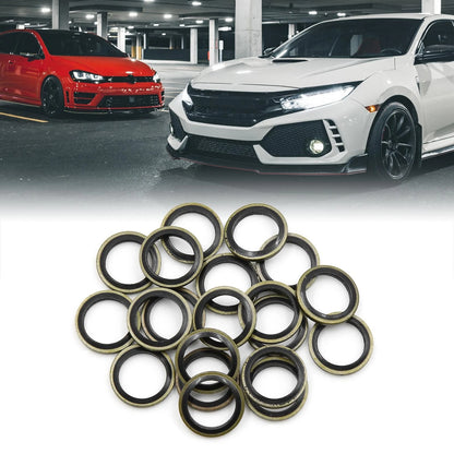 20pcs Engine Oil Crush Washers Gaskets 14mm ID for Car