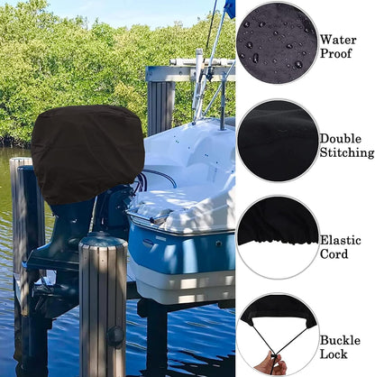 Boat Cover for Outboard Motor (15-30 HP)