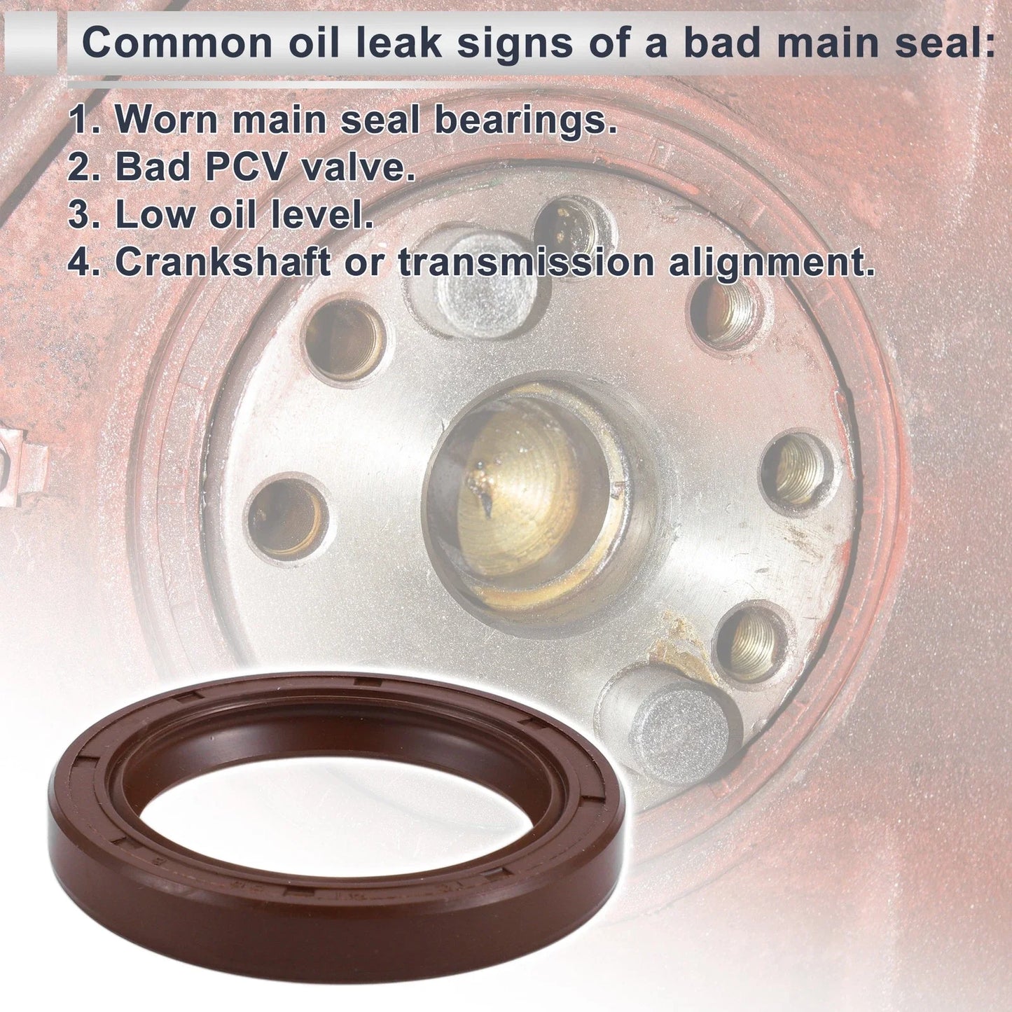 Crankshaft Oil Seal for Honda Legend (2006-2012) - 1 x Quality Replacement