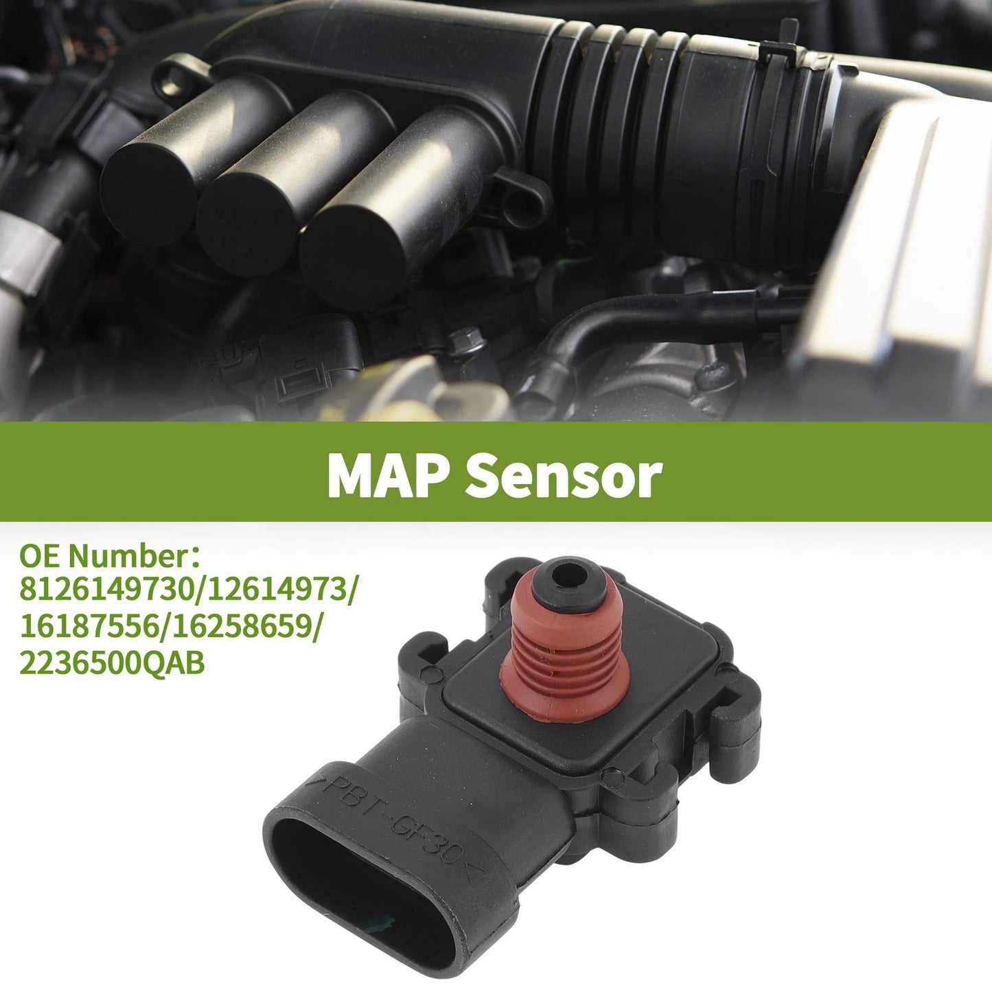 Manifold Pressure Sensor No.8126149730 for Chevrolet Silverado 3500 (2002–2007)