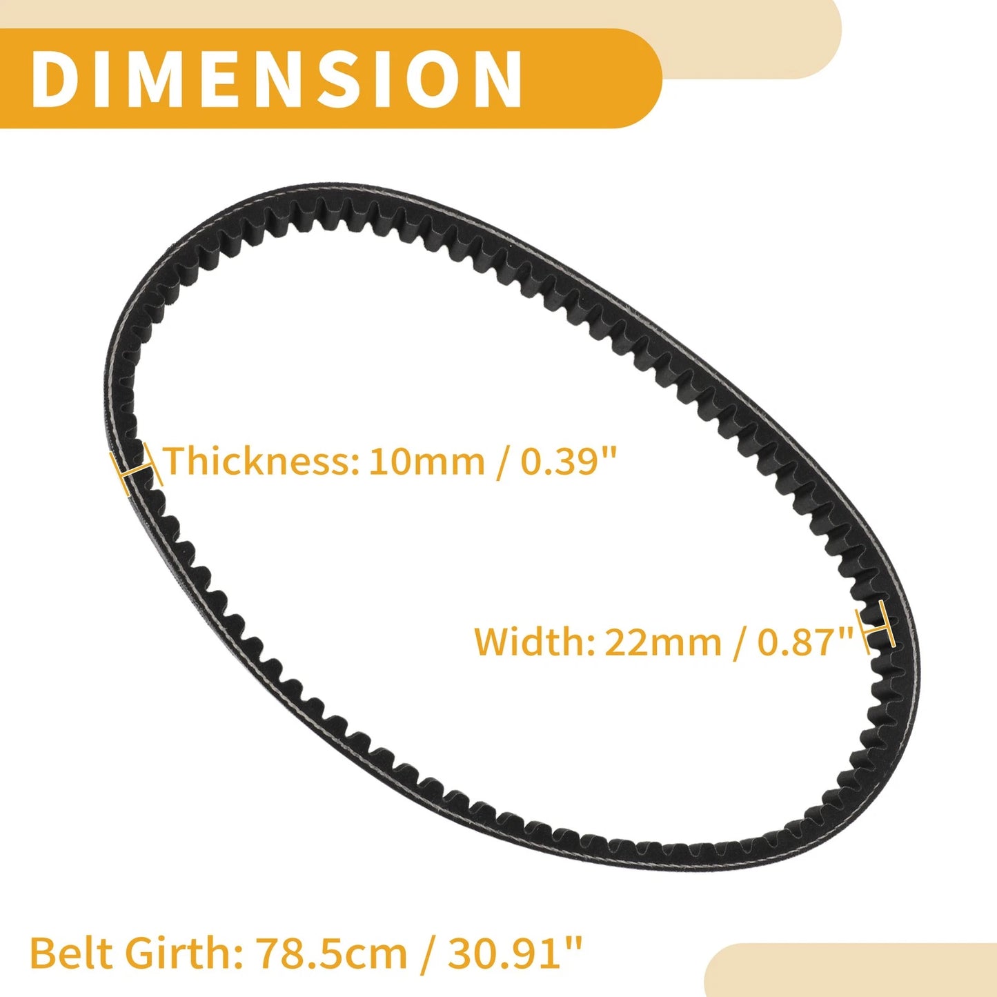 Drive Belt V-Belt for Yamaha Cygnus 125 (2004–2023)
