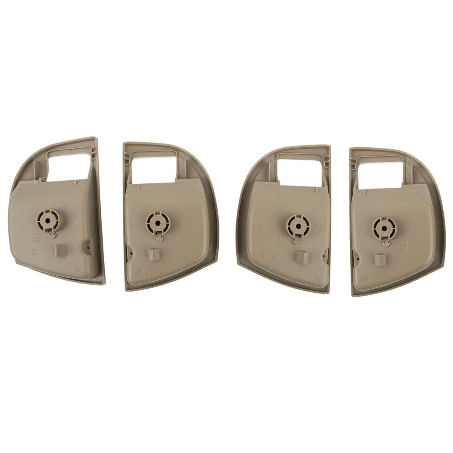 2 x Left Driver Inside Door Handle Beige Plastic for Fe (2007–2012)