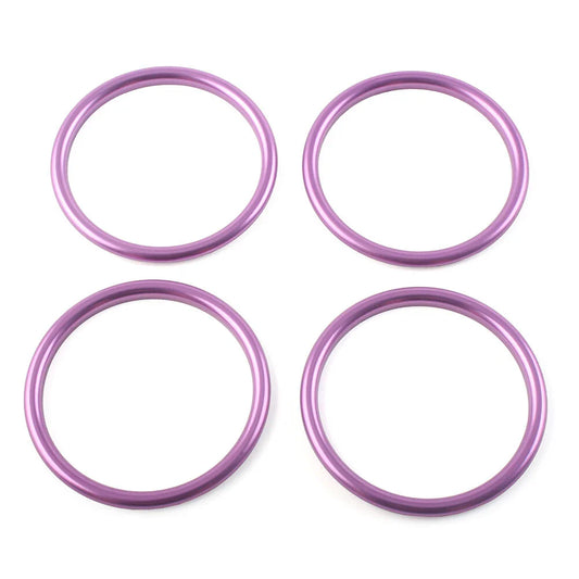 4x Air Condition Vent Outlet Trim Rings for Audi A1 S1 2010-2018 Purple