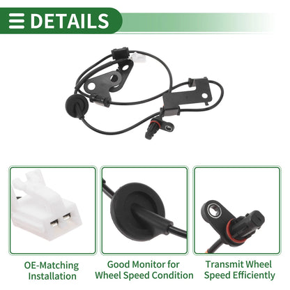 ABS Wheel Speed Sensor No. 599303V010 for Hyundai Azera (2012–2014)