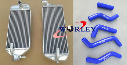Aluminum Radiator with Red Hose for Suzuki RMZ250 (2007–2009)