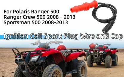 Ignition Spark Plug Wire & Cap for Polaris Sportsman 500/550 XP (1999–2014)