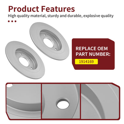 2X Rear Brake Rotors for Polaris RZR Pro S 4 (2023–2025)