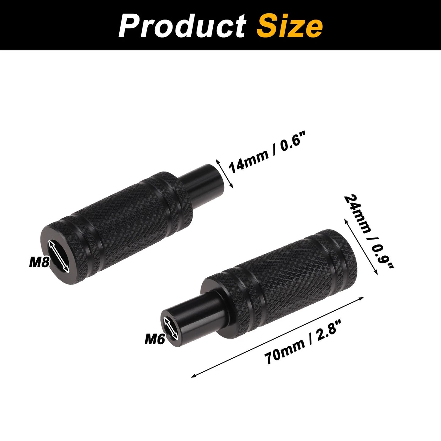Light Bar Mounting Bracket for Motorcycle (1 Pair)
